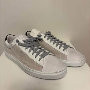 Stylish Gray and White Sneakers